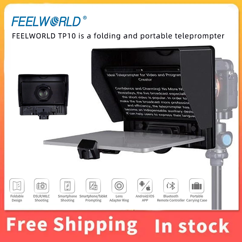 Photography Zooming - FEELWORLD TP10 Taşınabilir 10 inç Katlanabilir
