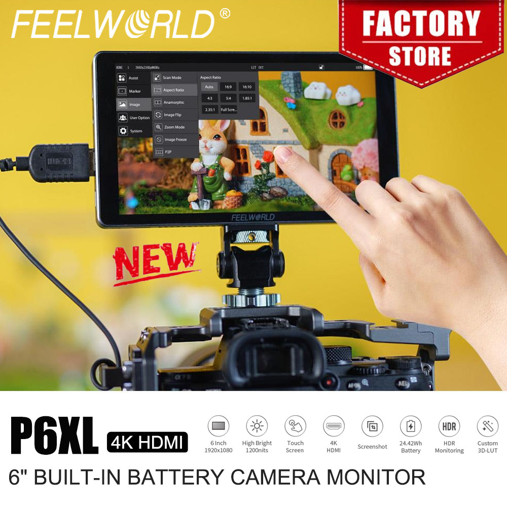Photography Uk - FEELWORLD P6XL 6 inç Fotoğrafçılık Monitörü