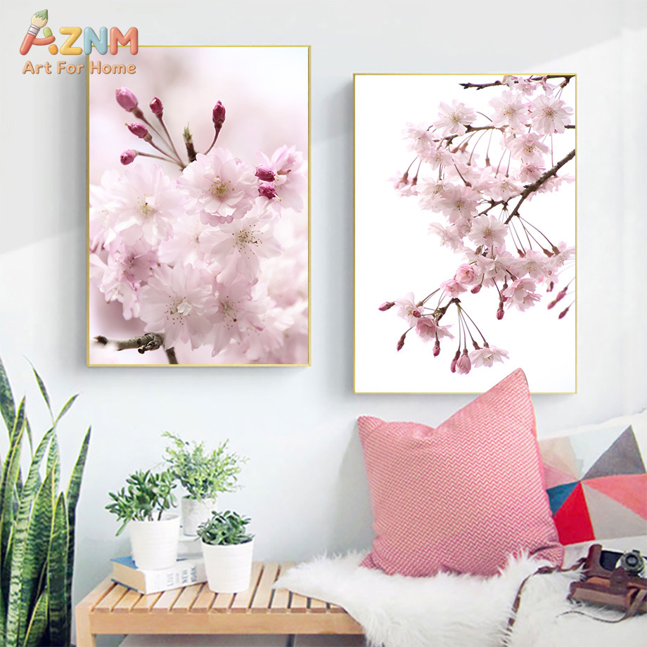 AZNM Pembe Kiraz Çiçeği Kanvas - Photography Quotes Inspirational incelemesi ve fiyatı