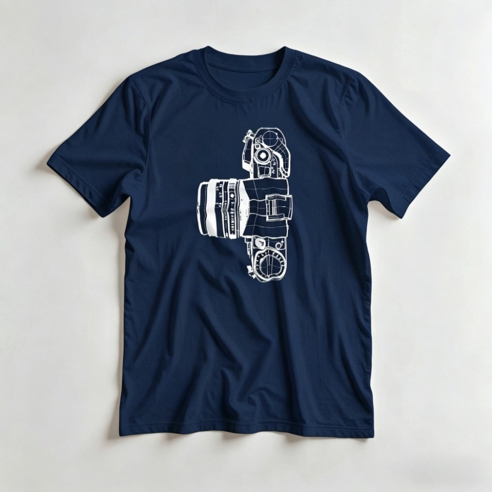 Vintage Kamera T-Shirt Fotoğra - Photography Graphic Design incelemesi ve fiyatı